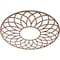 Ekena Millwork Cannes Wood Fretwork Pierced Ceiling Medallion, Walnut, 38"OD x 13"ID x 1/4"T CMWP38X38X0250CNWA - alternate 5